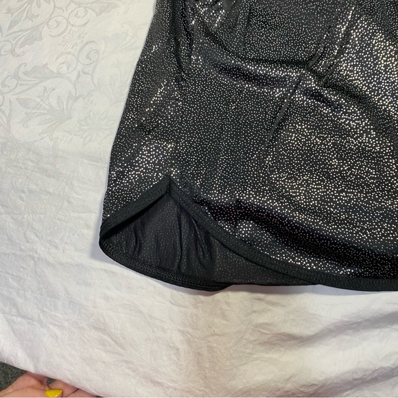 Vintage Made in Italy Nylon Lingerie Glittery Tank Top Sheer Sparkly Metallic - Picture 8 of 10